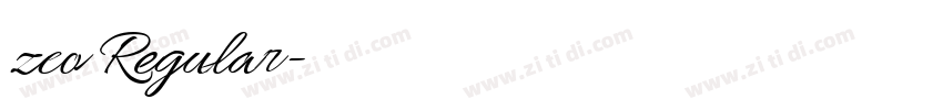 zco Regular字体转换 zco Regular字体转换